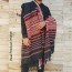 Black Handmade Sindhi Tharri / Khatri  / Wadera Shawl SHL-110-10